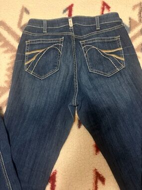 Ariat Women's Dark Blue Jeans with Contrast Stitching